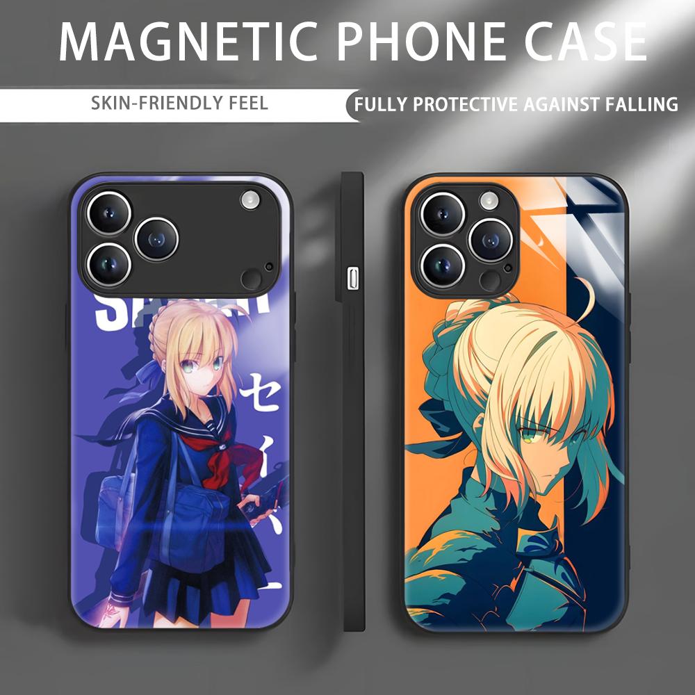 Apple Iphone 16 - Anime Fate S-Saber Capa de telefone