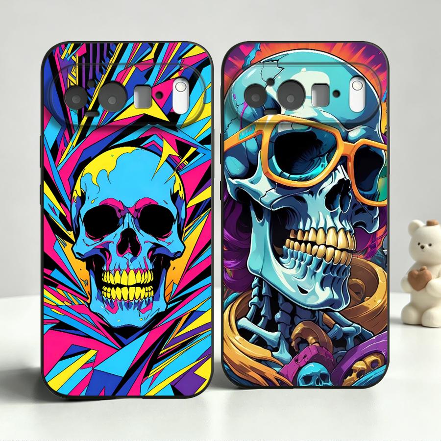 Capa Neon Pop Art Skull para G - Google Pixel 8A avaliação e preço
