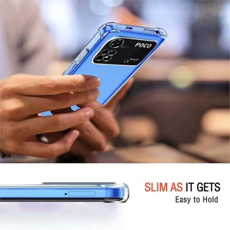Grosso air-bag silicone claro  - Xiaomi Poco X6 avaliação e preço