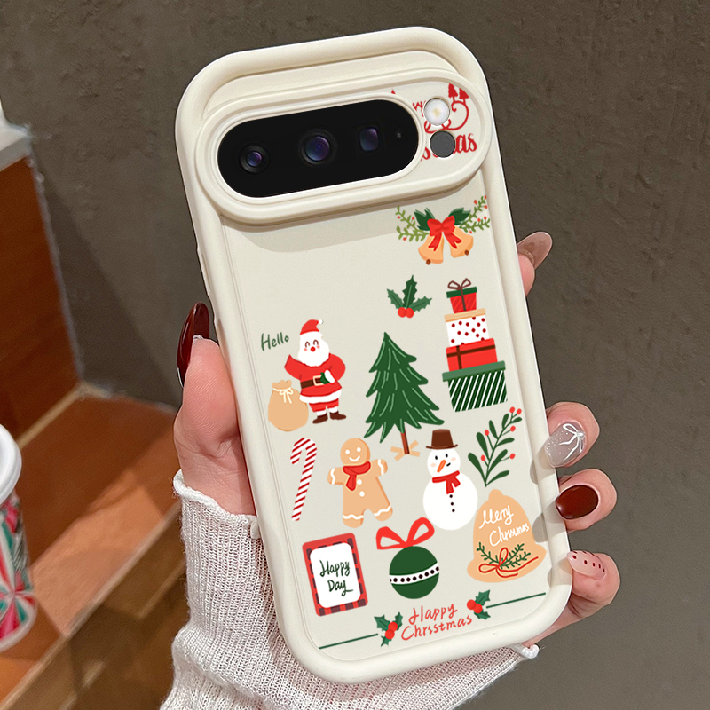 Feliz natal padrão macio tpu c - Google Pixel 8A avaliação e preço